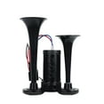 thumbnail image 1 of 600Db Super Train Horns 12V Waterproof Air Horns Replacement Kit Car Air Double Horns with Compressor Automotive Accessories, 1 of 9