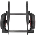 thumbnail image 1 of Heavy-Duty Panel Dolly with 600LBS Capacity, 8" Pneumatic Wheels & Adjustable Clamp - All-Terrain Moving Cart for Drywall Sheets and Material Handling, 1 of 11