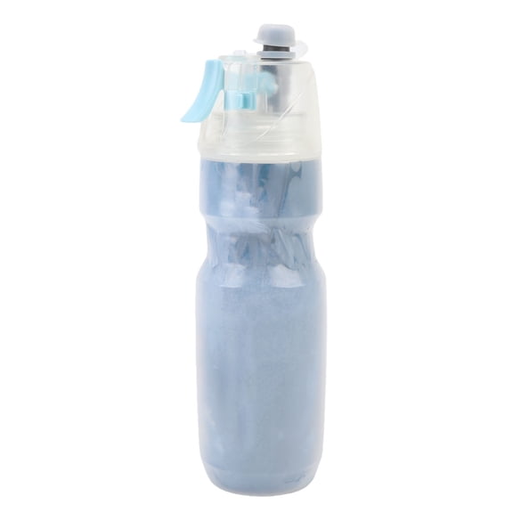 600ML Multifunctional Sports Spray Bottle with Dual Function Misting Mist Air Trigger Leakproof Drinking Flask for Outdoor Running Hiking Cycling (20.2 oz / 600 ml)