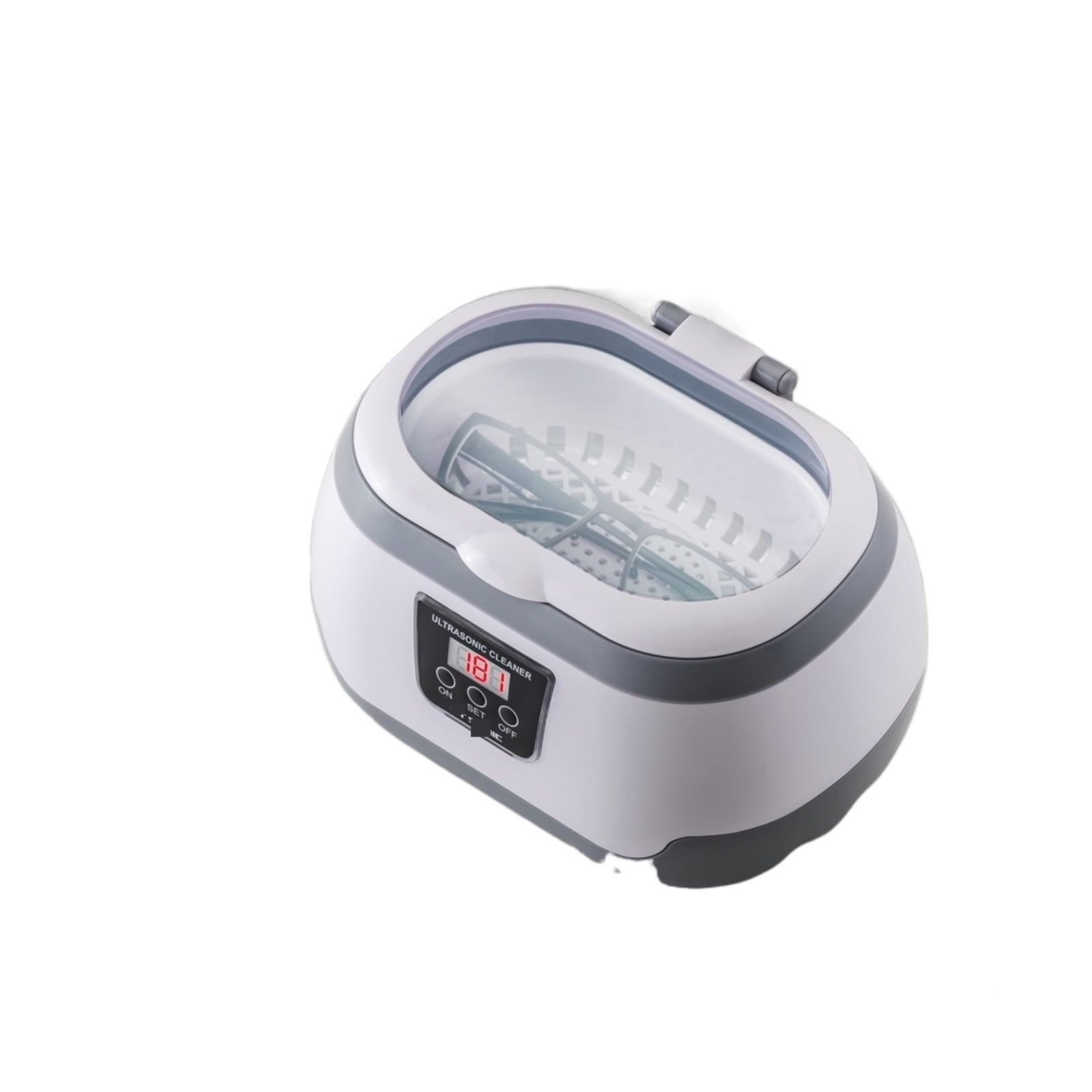 600ML Ultrasonic Cleaner Bath Timer For Jewelry Parts Glasses Manicure Stones Cutters Dental Razor Brush ,Strong Cleaning