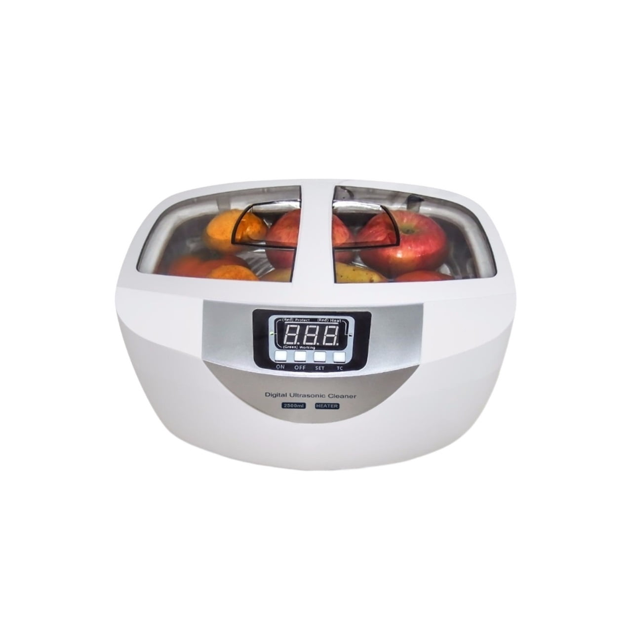 600ML Ultrasonic Cleaner Bath Timer For Jewelry Parts Glasses Manicure Stones Cutters Dental Razor Brush ,Strong Cleaning