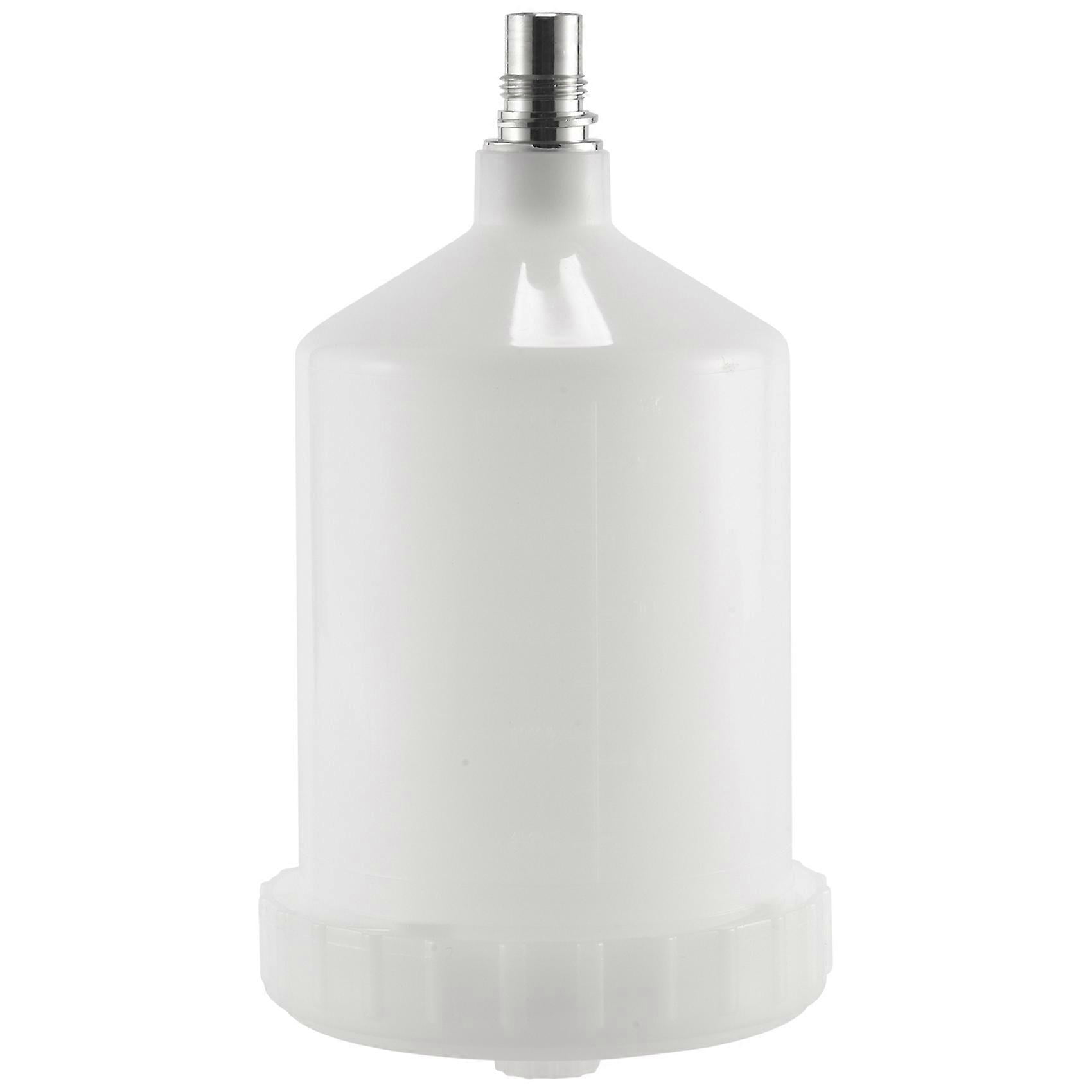 Pot De Peinture En Plastique Blanc De 600ml, Adapté Au Connecteur De Jet De Pulvérisation Sata, Accessoires D'outils