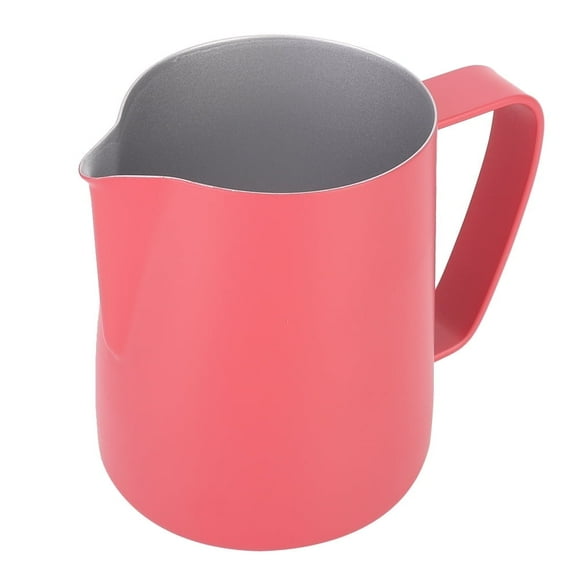 600Ml Stainless Steel Milk Frothing Cup Coffee Pitcher Ergonomically Designed Handle Jug Pitcher Stylish Carefully Polished Coffee Pitcher Latte Art For Home Coffee Shop Use