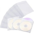 thumbnail image 1 of 600PCS CD DVD Sleeves, STONCEL Premium CD Double-Sided Refill Plastic Sleeve for CD and DVD Storage Binders (White), 1 of 7