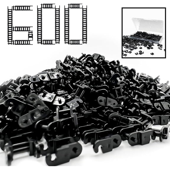 600PCS Technical Chain Link Tread Compatible with Lego 3711 and Other Brands Build Custom Tracks Vehicles Tank Track