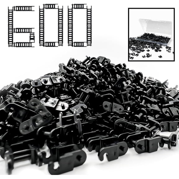 600PCS Technical Chain Link Tread Compatible with legoes 3711 and Other Brands Build Custom Tracks Vehicles Tank Track