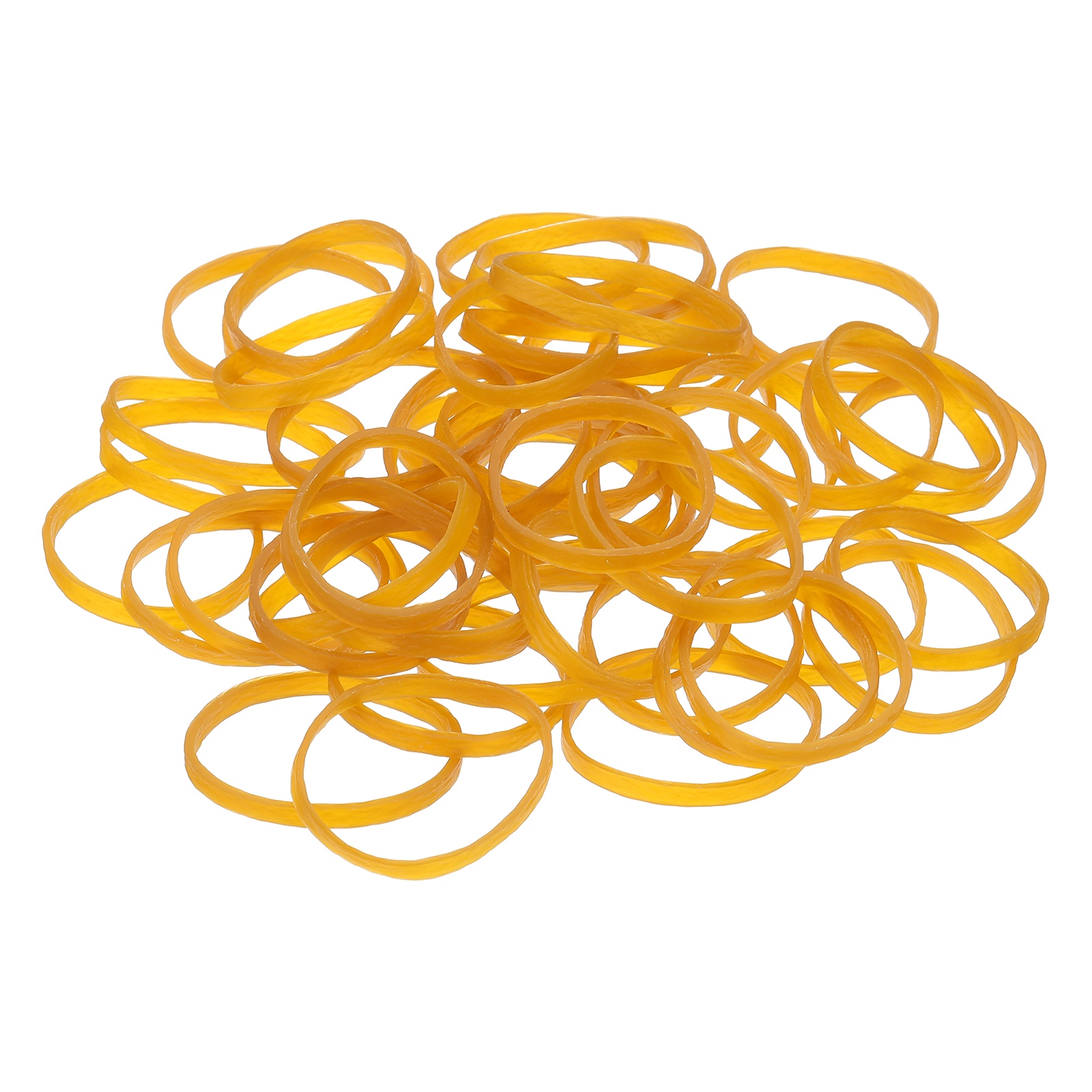600Pack Rubber Bands, 2.36x0.16 Inch Elastic Bands for Office Supplies, Yellow