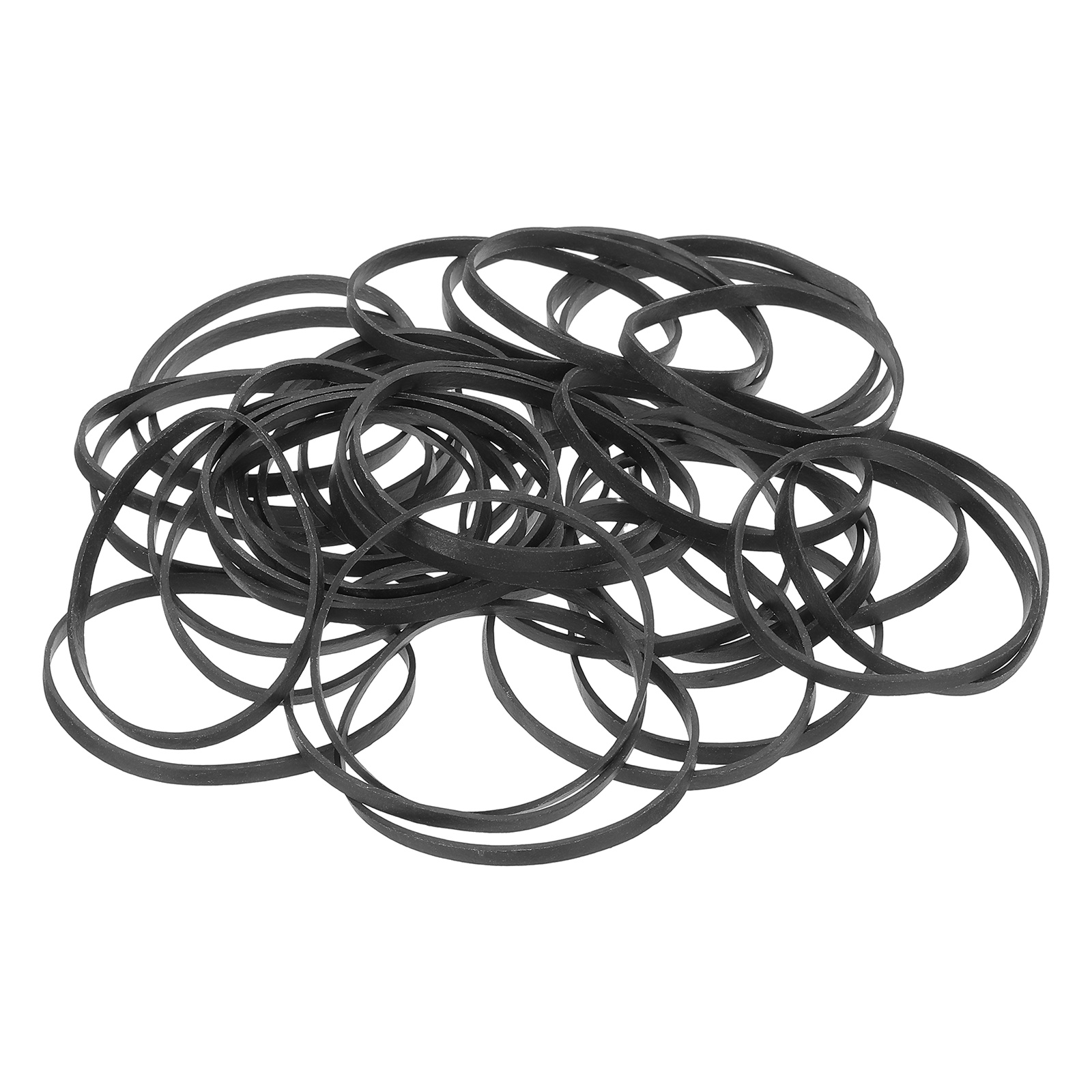 600Pack Rubber Bands, 3.94x0.16 Inch Elastic Bands for Office Supplies, Black