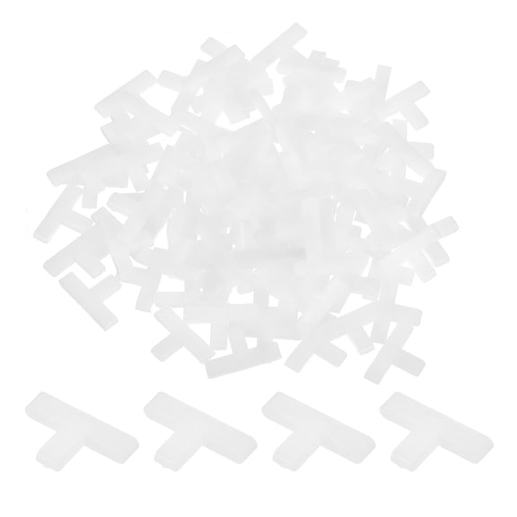 600Pack Wall Floor Tile Plastic T-Shape Spacers Tiling Tools 5mm 3/16 Inch White