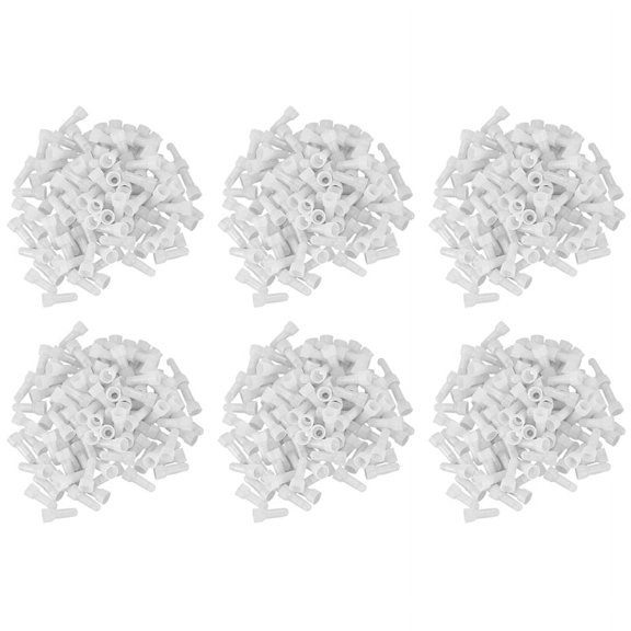 600Pcs 22-16 GA AWG Closed End Crimp Caps Splice Gauge Wire Connectors Terminals (White)