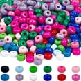 thumbnail image 1 of 600Pcs 7 mm Lentil Beads Bulk Abacus Beads 12 Colors Pink Black Flat Round Acrylic Rondelle Disc Spacer BeadDIY, 1 of 6