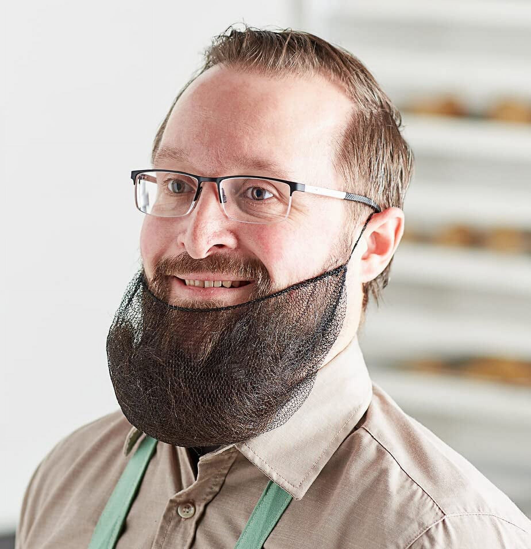 600Pcs Disposable Beard Cover Protector Elastic Beard Net