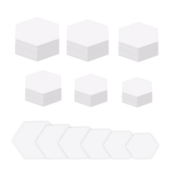 600Pcs Hexagon Paper Piecing Paper Quilting Templates for Patchwork, Sewing, Paper Piecing Shape Quilting Templates