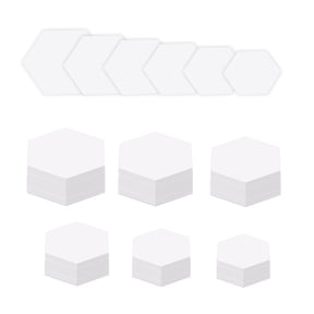 600Pcs Hexagon Paper Piecing Paper Quilting Templates for Patchwork, Sewing, Paper Piecing Shape Quilting Templates