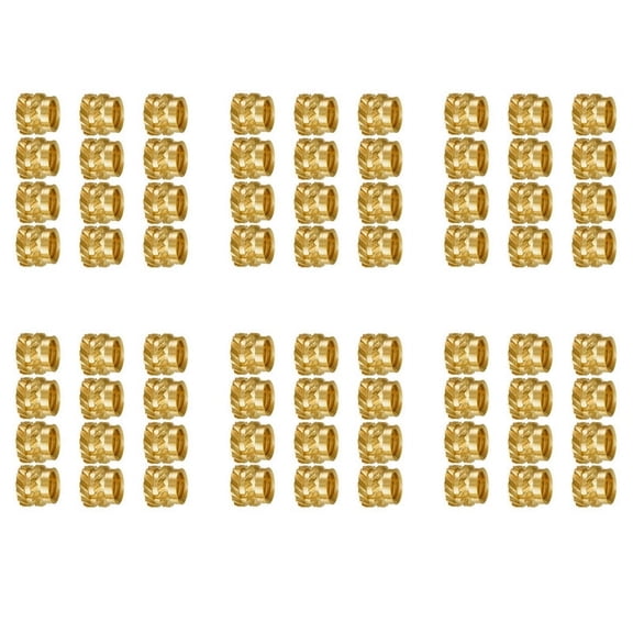 600Pcs M3 Thread Knurled Brass Threaded Heat Set Heat Insert Embedment Nut,M3X5X4,for 3D Printer 2.4 Etc