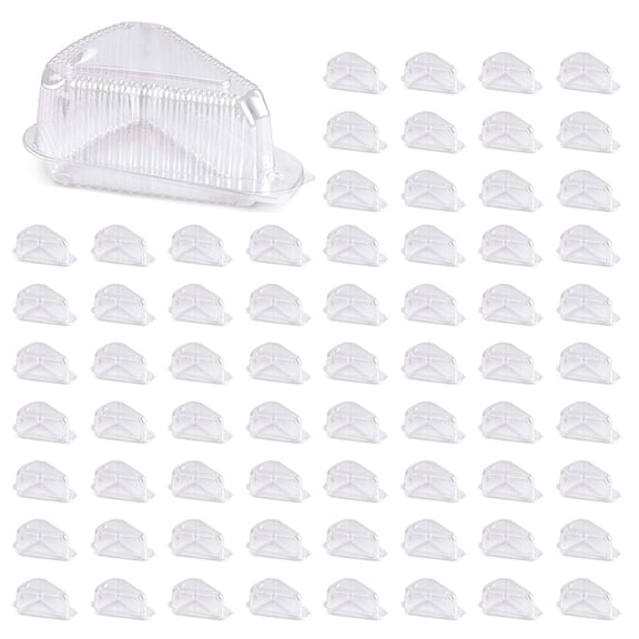 600Pcs Triangle Cheesecake Boxes  Cake Box Triangle Pie Holders Cake Boxes for Bakery Party Wedding