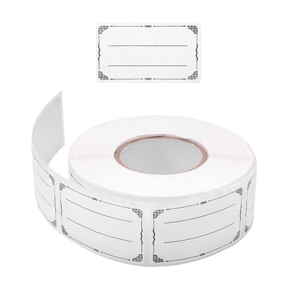 600Pieces Label Sticker Roll for Kitchen Organization and Freezer Storage Date Marking Waterproof Date Labels