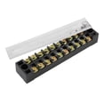 thumbnail image 1 of Unique Bargains 600V 15A 10 Position Screw Wiring Terminal Block Barrier, 1 of 1