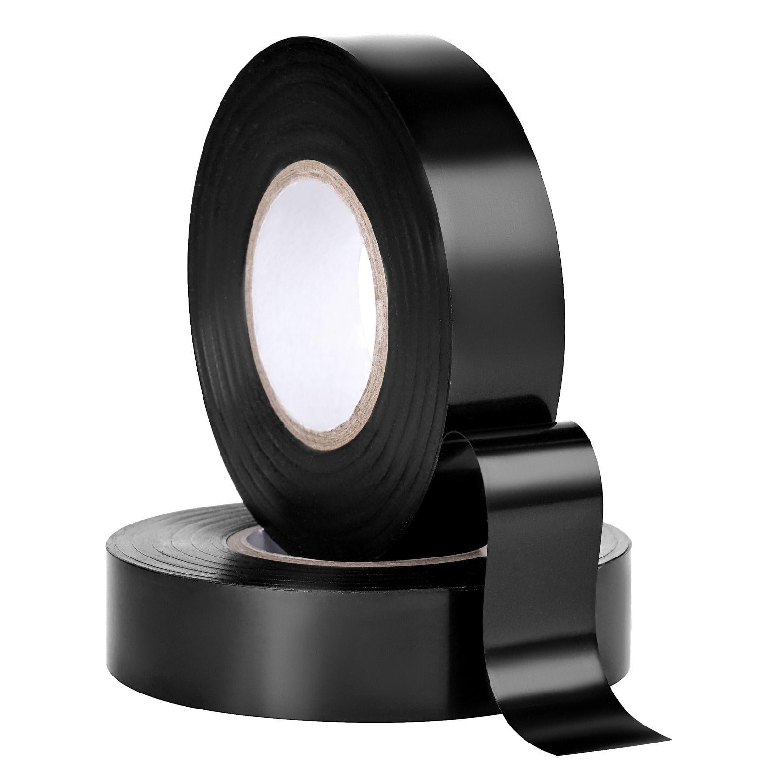 600V Electrical Tape 10 Rolls 3/4 in x 66 ft PVC Insulating Wire Flame Retardant Waterproof Weather Resistant for Electrical Equipment Black