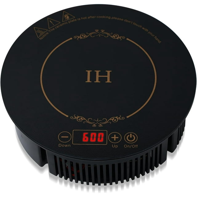 600W / 120V Induction Cooktop Mini Portable Countertop Burners