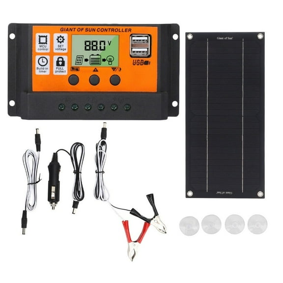 600W 18V Solar Panel Kit 100A Suitable for RV Camping and Off-Grid Power Supply