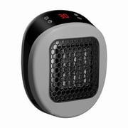 600W/800W Dual-Power Ceramic Space Heater with Adjustable Thermostat & Timer,LED Display,Wireless Remote Control - Fast Heating for Indoor Rooms,Energy-Efficient & Portable Home Heater