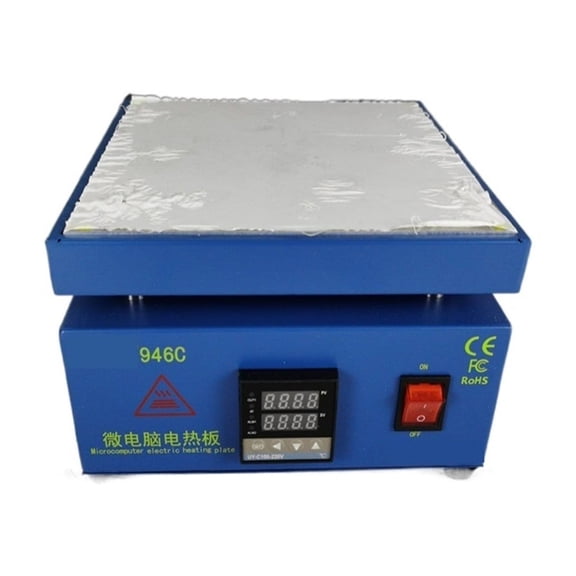 600W 946C Electronic Hot Plate Preheat Digital Preheating Station 200x200mm For PCB SMD Heating Led Lamp Desoldering ,Precise Control