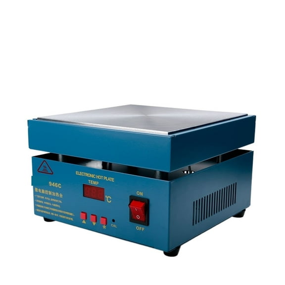 600W 946C Electronic Hot Plate Preheat Digital Preheating Station 200x200mm For PCB SMD Heating Led Lamp Desoldering