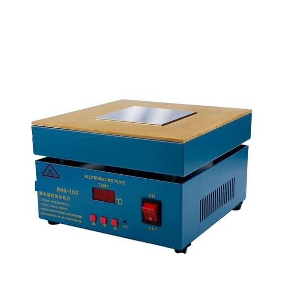 600W 946C Electronic Hot Plate Preheat Digital Preheating Station 200x200mm For PCB SMD Heating Led Lamp Desoldering