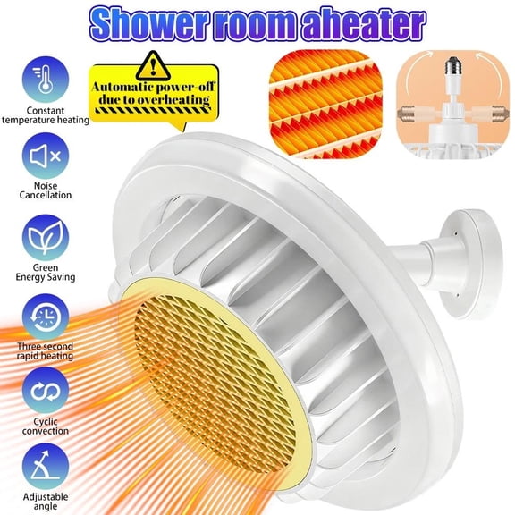600W Bathroom Exhaust Fan Heater Light Ceiling Fan Lamp with Remote Control US