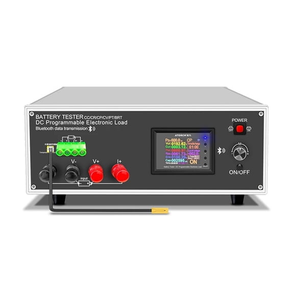 600W Capacity Tester Electronic Load Power Car Battery Tester Discharge Meter 200V 40A ,High-Resolution