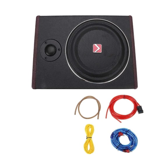 600W Car Ultra-thin Subwoofer Active Under Seat Speaker Stereo Power HIFI Amplifier Car Speaker Stereo Speaker Amplifier