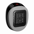 thumbnail image 1 of 600W Ceramic Plug In Heater Fast Room Wall Indoor Heater Adjustable-Thermostat Timer And LED Display, 1 of 1