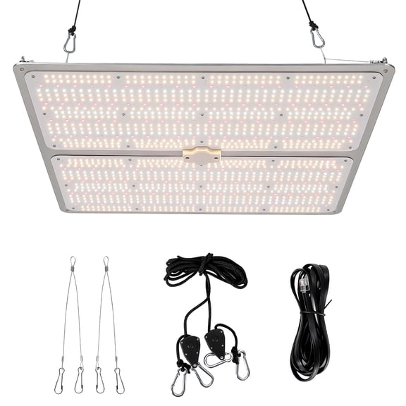 600W Dimmable Full Spectrum LED Grow Light for Indoor Plants – Sunlike Quantum Board Lamp, Red & IR, Ideal for Hydroponics, Greenhouse, Grow Tent – 120V US Plug