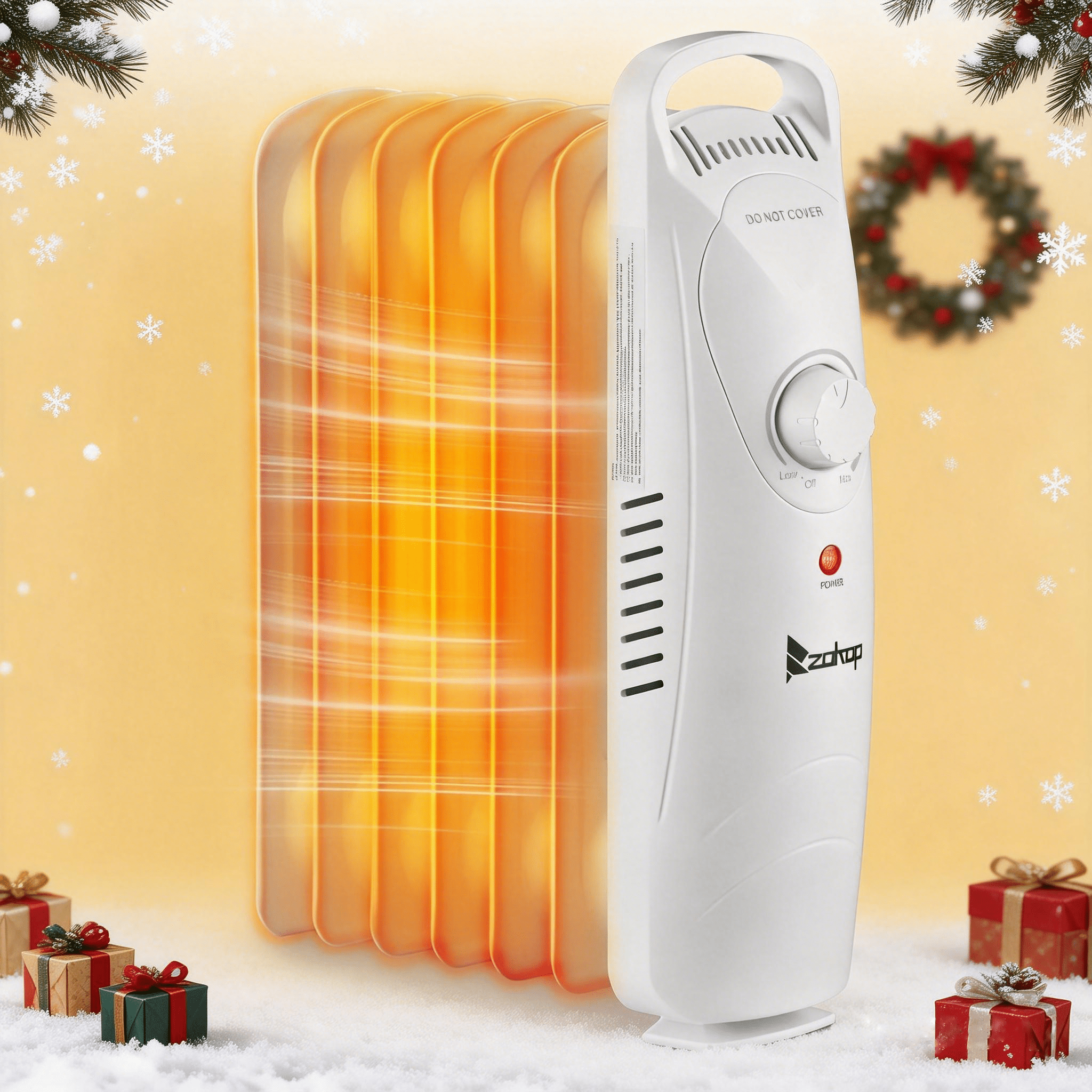 Filled Radiator Heater, Portable Electric Space Heater , features an ...