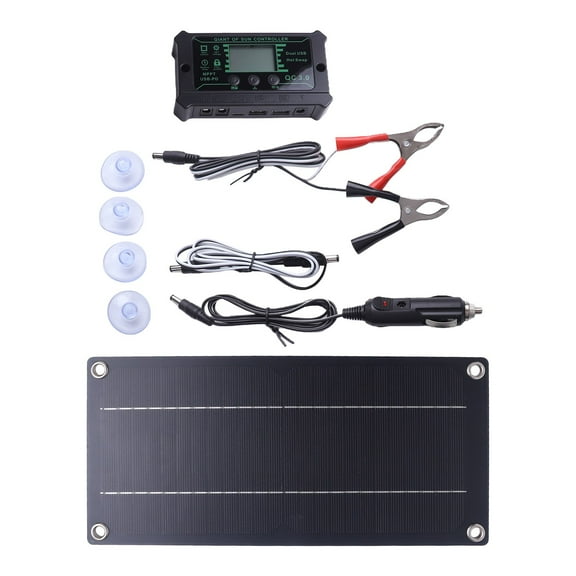 600W For Solar Panel Kit 100A Mppt Charger Controller For Car Rv Caravan Smile Home