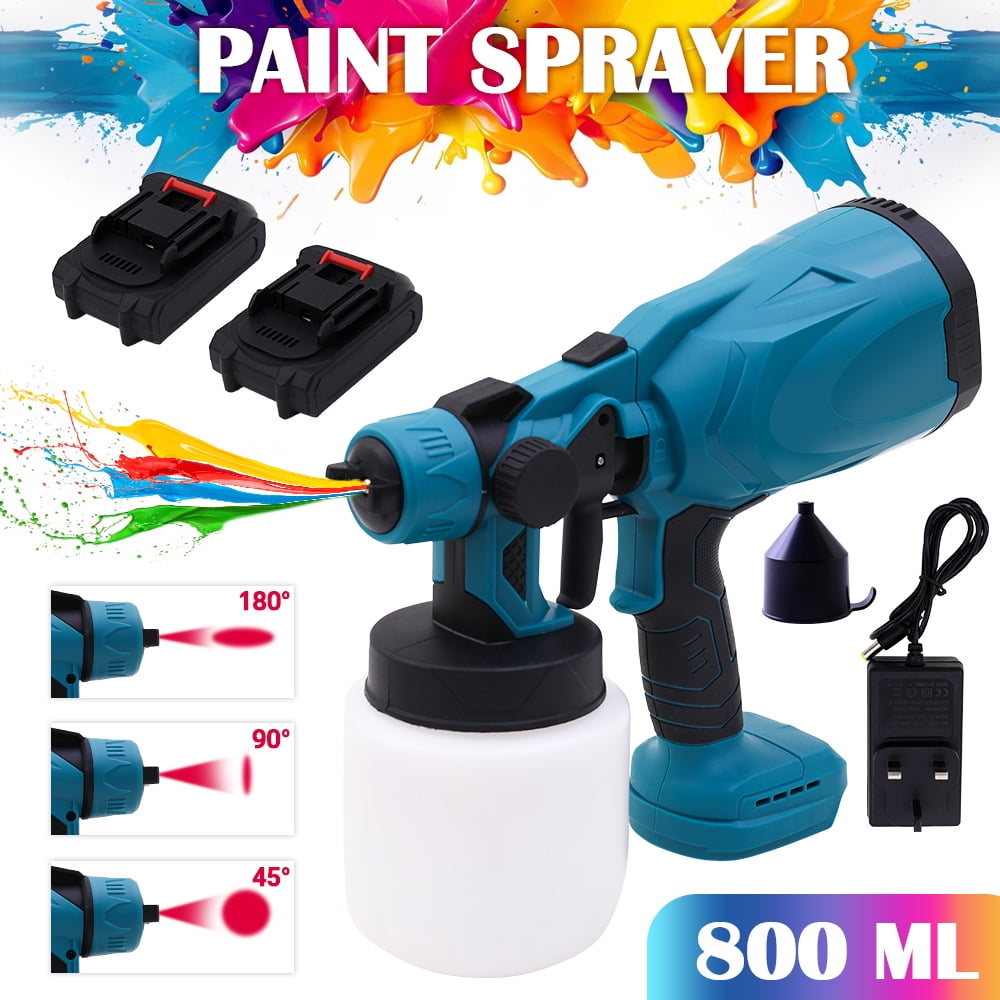 600W Paint Sprayer Gun,Includes 3 Nozzles,Handheld Paint Spray Gun
