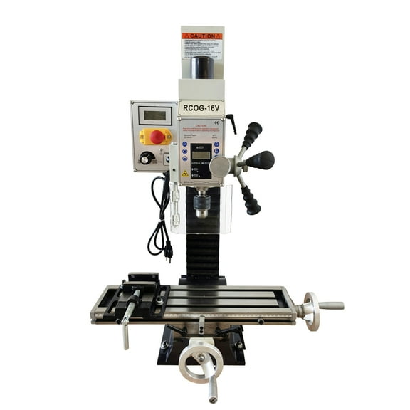 600W RCOG-16V Brushless Precision Milling and Drilling Machine Horizontal Drilling and Milling Lathe Metric Scale 110V
