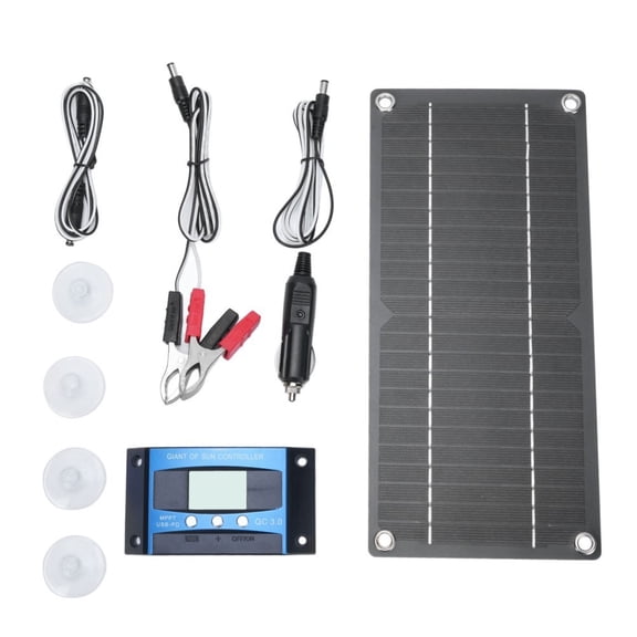 600W Solar Panel Kit 100A Suitable for RV Camping and Off-Grid Power Supply