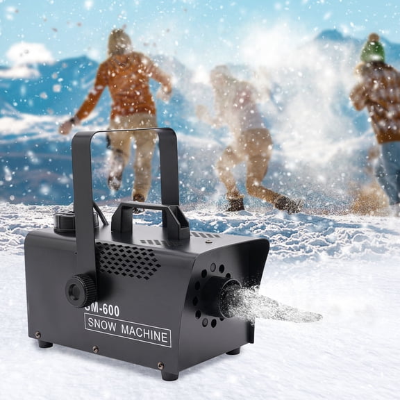 600W Rectangular Free-standing Snow Machine DJ Wedding Party Stage Snowflake Maker Live Concert Remote