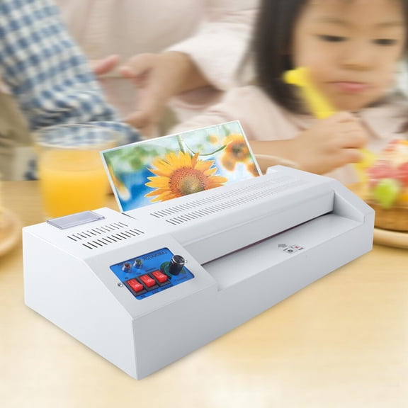 600W White Laminating Machine Free Standing Thermal Laminator Machine Large Offices Homes Schools Classrooms