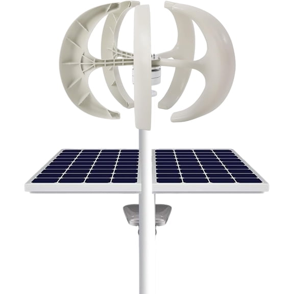 600W Wind Turbine Generators Kit, 24V 5 Blades Vertical Axis Wind Power with Controller, 5 Blades Lantern Motor Vertical Axis Windmill for Home, Camping, -4080 Working Temperature