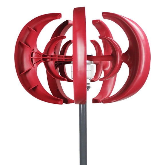 600W Wind Turbines Generator,5 Blades DC12V Vertical Axis Wind Turbines Generator Kit for Home Hybrids Streetlight Use,Electromagnetic Electricity Producer Equipment
