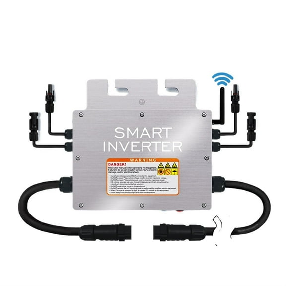 600W grid-connected micro inverter with WIFI communication, waterproof MPPT, stackable, DC20-60V solar input, suitable for 30V 36V photoic panels ,High-efficiency Conversion