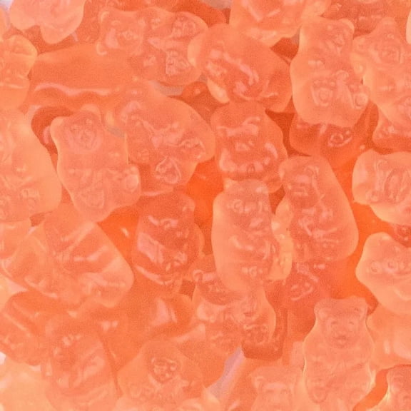 600ct Pink Grapefruit Flavored Gummy Bears Bulk Candy For Parties & Candy Bowls (5lb Bag)