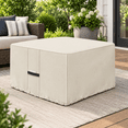 600d Square Patio Fire Pit Table Cover 50 X 50 Inch Beige - Walmart.com