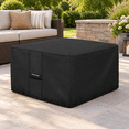 600d Square Patio Fire Pit Table Cover 50 X 50 Inch Black - Walmart.com