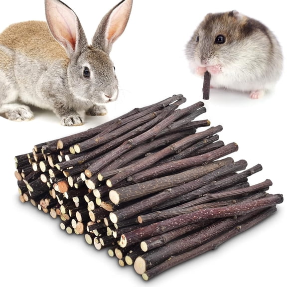 600g Apple Sticks, Rabbit Toys for Teeth, Small Animals Toys for Chinchillas, Guinea Pigs, Hamsters
