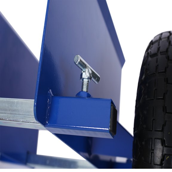 600lb Panel Dolly , 10in. Pneumatic Wheels ,blue