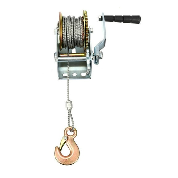 600lbs 8M Manual Hand Winch Caravan Strap Length Marine Pull Boat Trailer For Cars, Home Improvement, Cargo Handling ,Outstanding Load Capacity